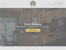 Tablet Screenshot of goldenoakrenovations.com